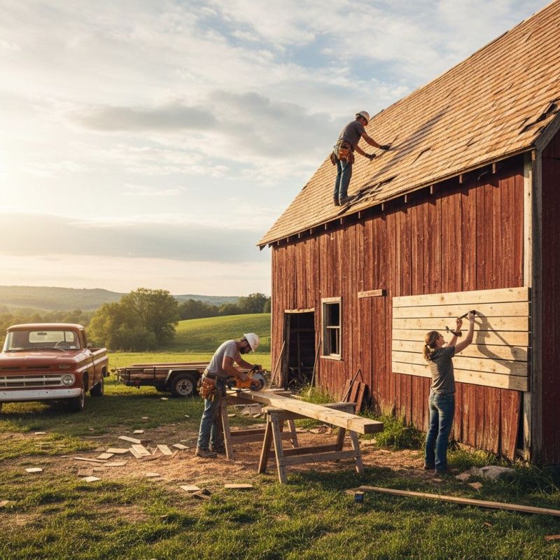Barn Slab Installation